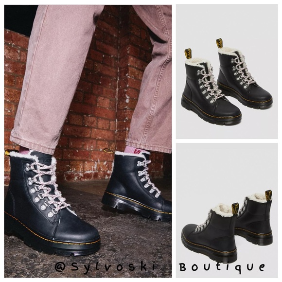 🔥 COMBS FAUX SHEARLING LINED CASUAL BOOTS NWT 🖤 - Picture 3 of 13